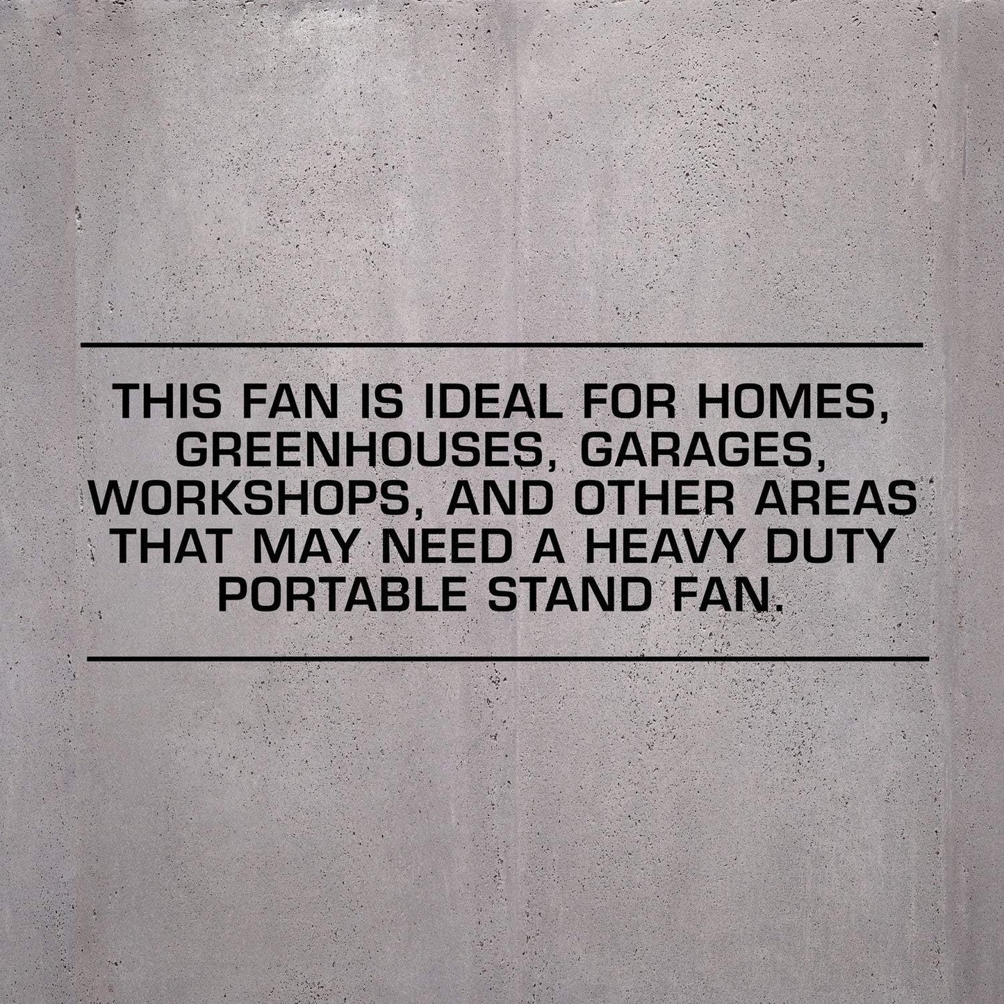 Hurricane Stand Fan – 20 Inch, Pro Series, High Velocity, Heavy Duty Metal For Industrial, Commercial, Residential, & Greenhouse Use – ETL Listed, Black