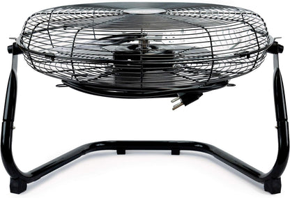 Floor Fan | 18′′ Air Fan | High Velocity Blade Fan | 3 Speed Settings | Heavy Duty Fan For Industrial Use | Portable Shop Fan | Black | WindPro18F