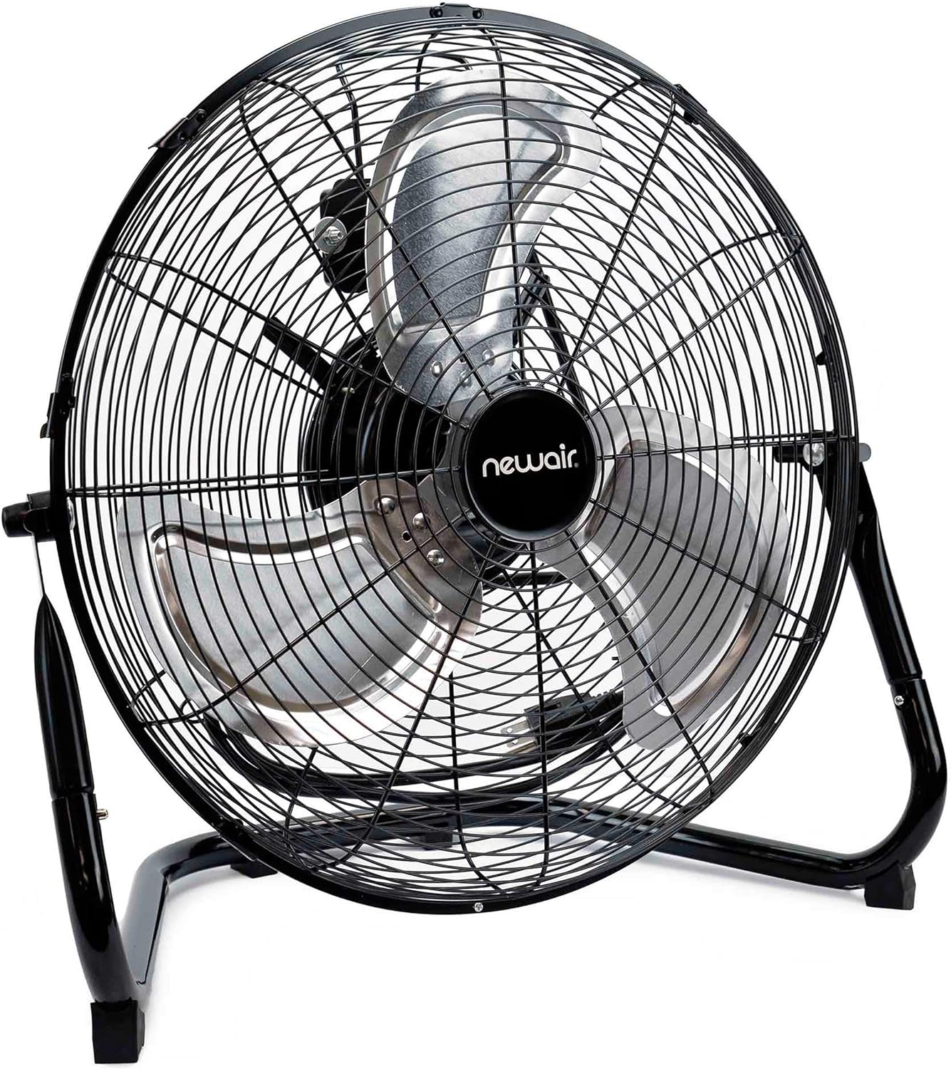 Floor Fan | 18′′ Air Fan | High Velocity Blade Fan | 3 Speed Settings | Heavy Duty Fan For Industrial Use | Portable Shop Fan | Black | WindPro18F
