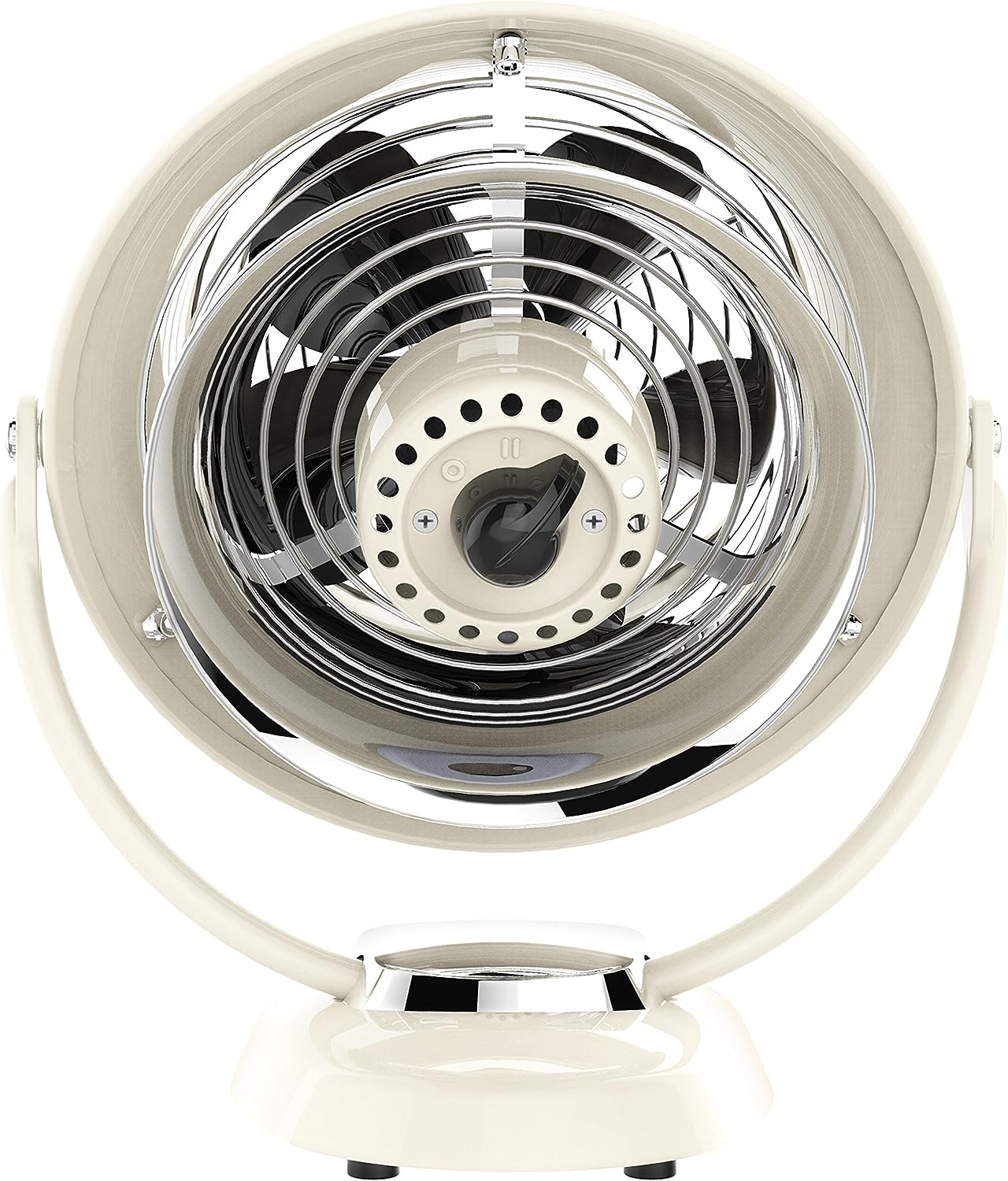 Vintage Air Circulator Fan, Vintage White, 6.1 x 10.1 x 11.4 inches