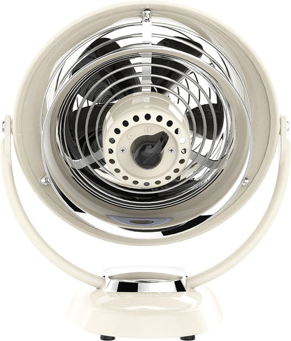 Vintage Air Circulator Fan, Vintage White, 6.1 x 10.1 x 11.4 inches