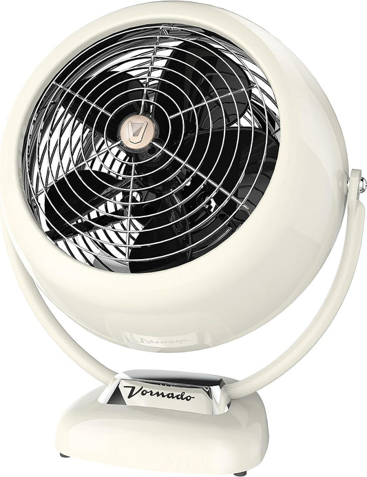 Vintage Air Circulator Fan, Vintage White