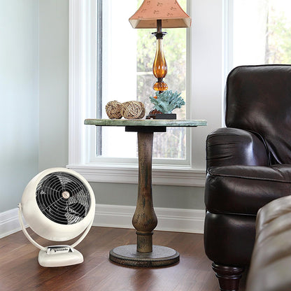 Vintage Air Circulator Fan, Vintage White